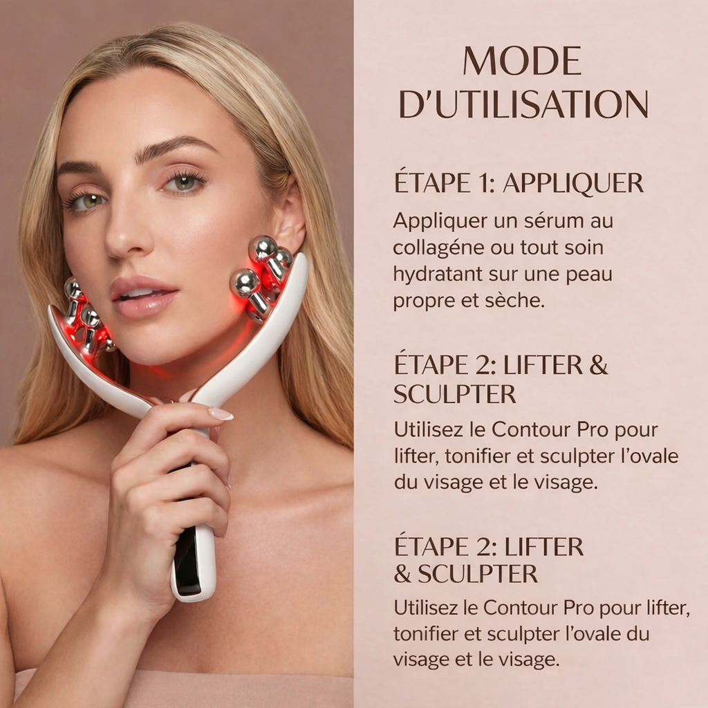 Contour Pro™ - Rouleau facial